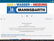 Tablet Screenshot of mannsbarth.at